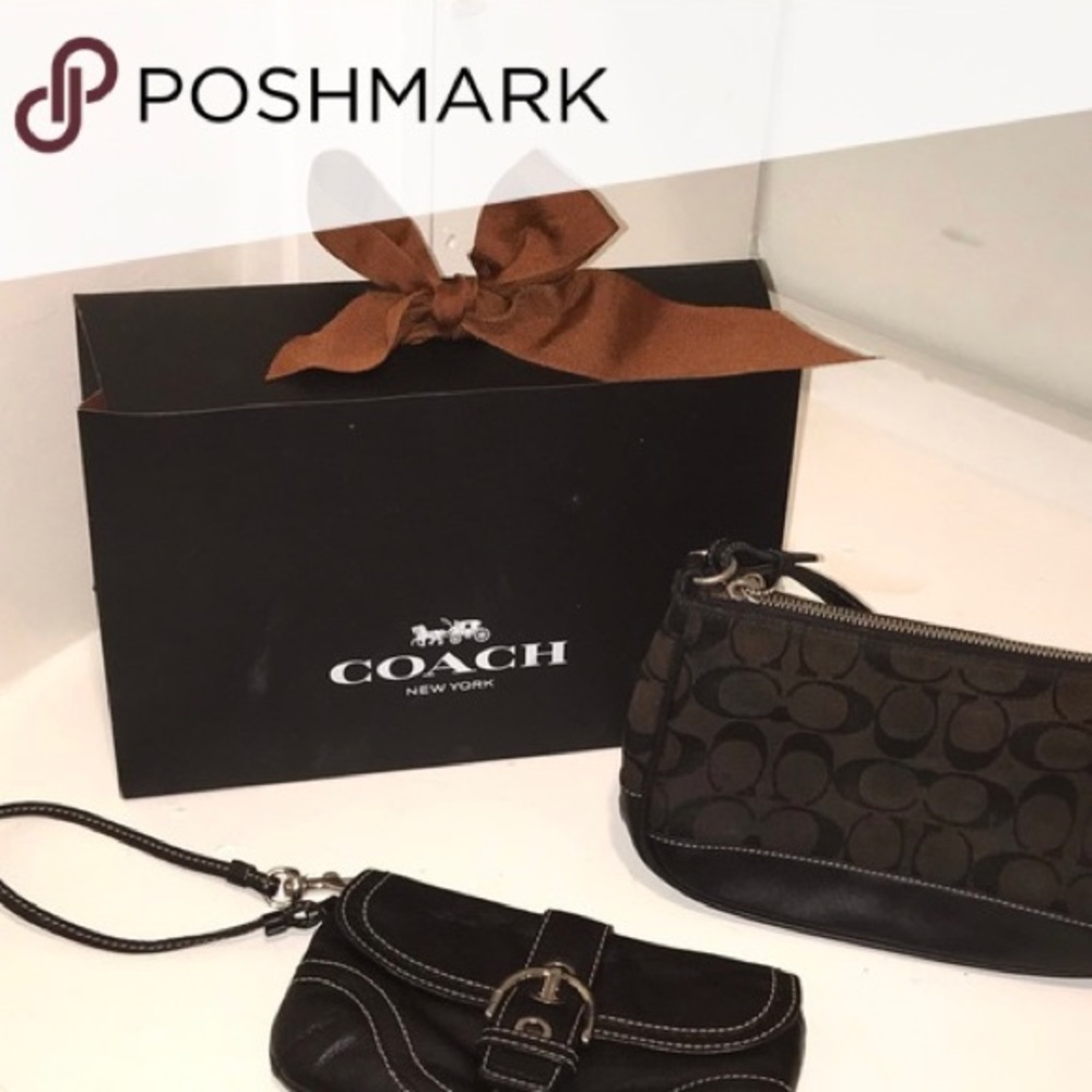 Coach Wristlet Black